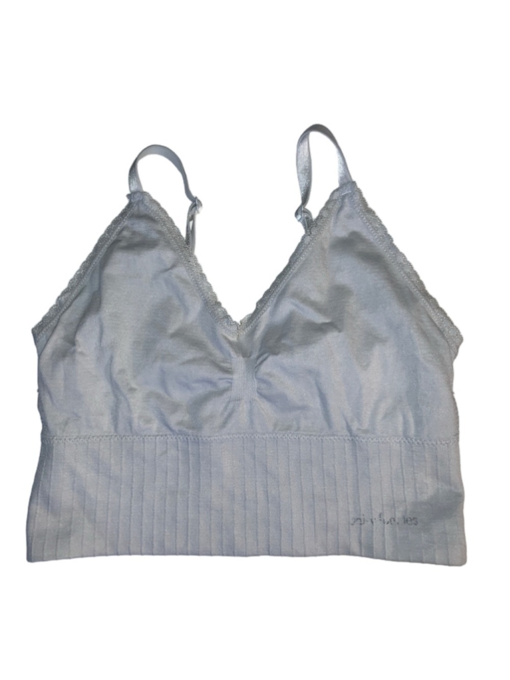 Women's Daisy Fuentes White Bralette Size M